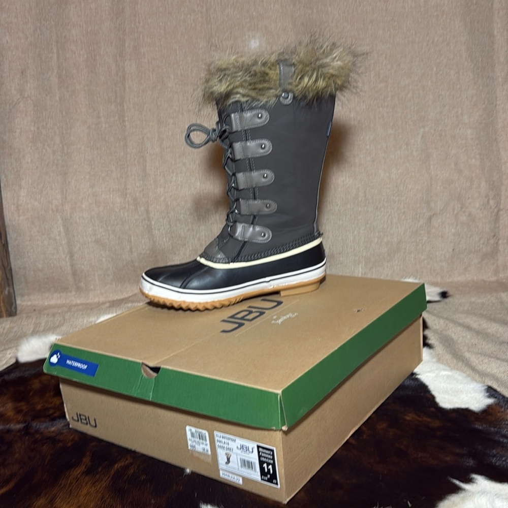 JBU Waterproof Women’s Winter Snow Boots brand new